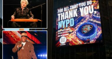Thousands of New York's Finest turn out for 'Thank You, NYPD' concert at Madison Square Garden