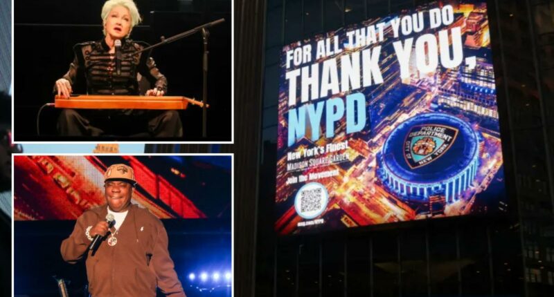 Thousands of New York's Finest turn out for 'Thank You, NYPD' concert at Madison Square Garden