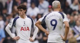 Tottenham's Premier League hopes hang in the balance as supercomputer delivers verdict on relegation fears - after they were thrashed by rivals Nottingham Forest