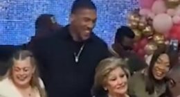 Touching footage shows Anthony Joshua dancing with mums of his two friends who died - after heartfelt speech during Mother's Day party