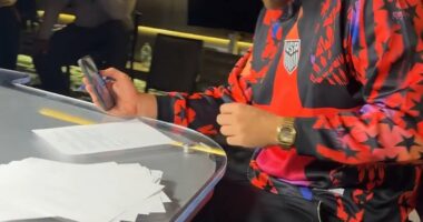 Travis Kelce gets surprise 'congrats' from Patrick Mahomes as he's signing new '$57m' Chiefs deal