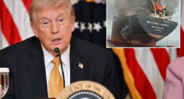 Trump again urges nations to help reopen of Strait of Hormuz