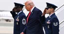 Trump and first lady attend dignified transfer for 6 US troops killed in Kuwait