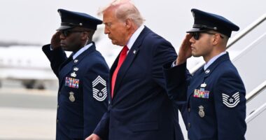 Trump and first lady attend dignified transfer for 6 US troops killed in Kuwait