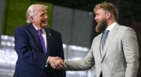 Trump brings Jake Paul on stage at Kentucky rally