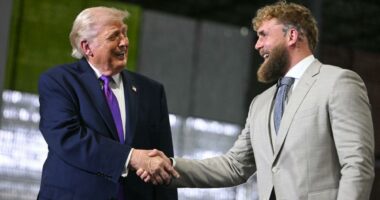 Trump brings Jake Paul on stage at Kentucky rally