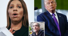 Trump demands NY AG James turn over all communications with Michael Cohen after the ex-fixer claimed he was âcoercedâÂ 
