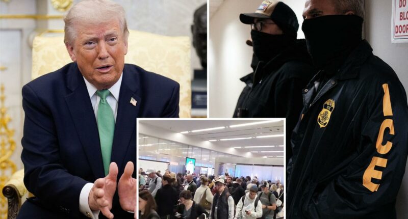 Trump deploying ICE to airports on Monday to ease crowded TSA lines