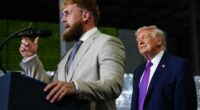 Trump endorses Jake Paul, praises boxer's 'beautiful' fiancee in surprise speech