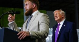 Trump endorses Jake Paul, praises boxer's 'beautiful' fiancee in surprise speech