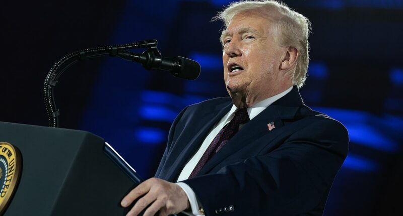 Trump hints at real reason he won't use the word 'war' with Iran while speaking to Republican donors