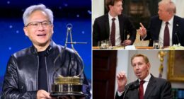 Trump names Mark Zuckerberg, Jensen Huang, Larry Ellison to tech council