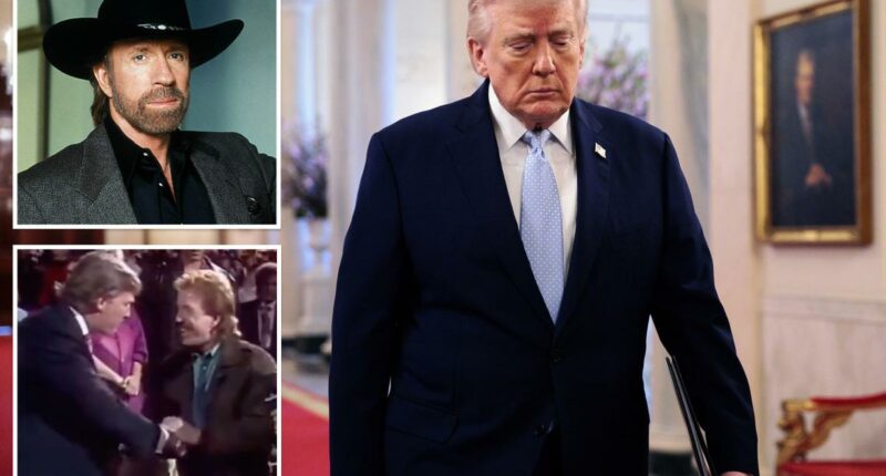 Trump praises 'great supporter' Chuck Norris after legendary movie star's death at 86: 'Tough cookie'