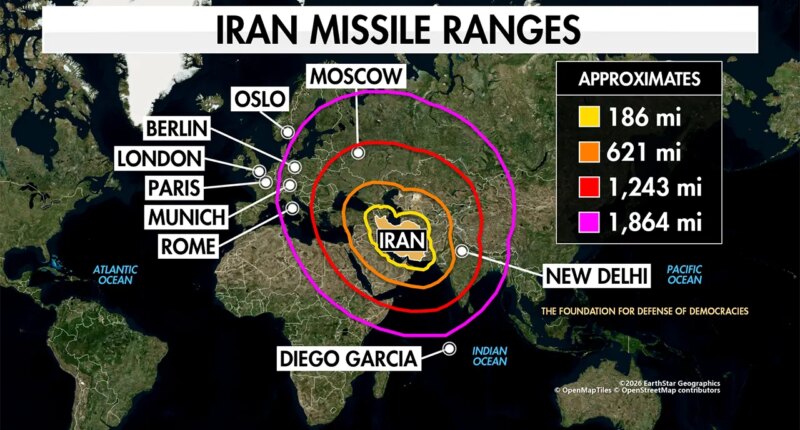 Trump proven right on Iran's long-range missile capability as regime targets US-UK base, experts say