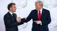 Trump rates Macron 'an 8' as France and US split over Middle East strategy