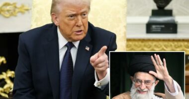 Trump says he would like 'somebody from within' to take over Iran after ayatollah killed