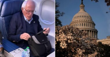 Trump slams Republicans over DHS bill, photos show senators fleeing DC