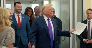 Trump's power put to the test as these colorful 17 candidates battle TODAY in 'jungle primary' to replace Marjorie Taylor Greene