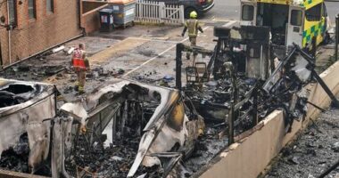 Two arrested over arson attack on UK Jewish charity's ambulances