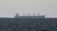 Two gas India-flagged gas tankers crossing the Strait of Hormuz