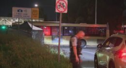 Two teens on motorbike killed in crash with bus in Sydney's west