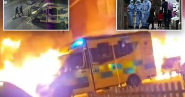 UK police arrest 2 men over arson attack on ambulances belonging to Jewish volunteer group
