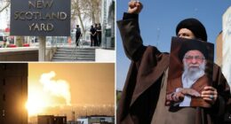 UK police say 4 men arrested on suspicion of aiding Iran by spying on Jewish community