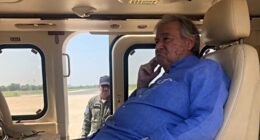 U.N. Chief Guterres Touches Down in Beirut for ‘Visit of Solidarity’