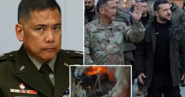 US Maj. Gen. Antonio Aguto, aiding Ukraine, left secret map on train after drunken night out: watchdog