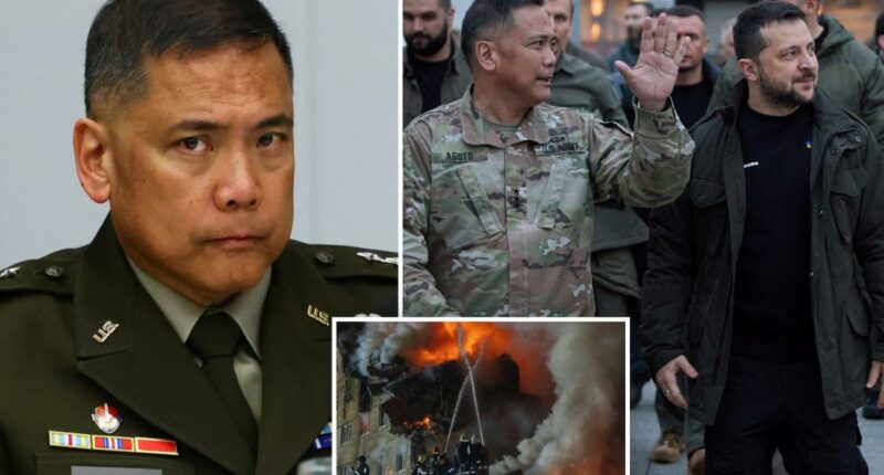 US Maj. Gen. Antonio Aguto, aiding Ukraine, left secret map on train after drunken night out: watchdog