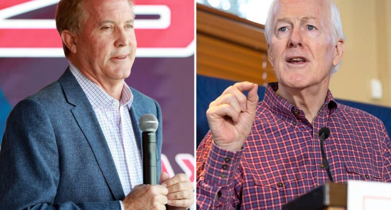 US Senate GOP primary will likely lead to Paxton-Cornyn runoff in Texas: poll