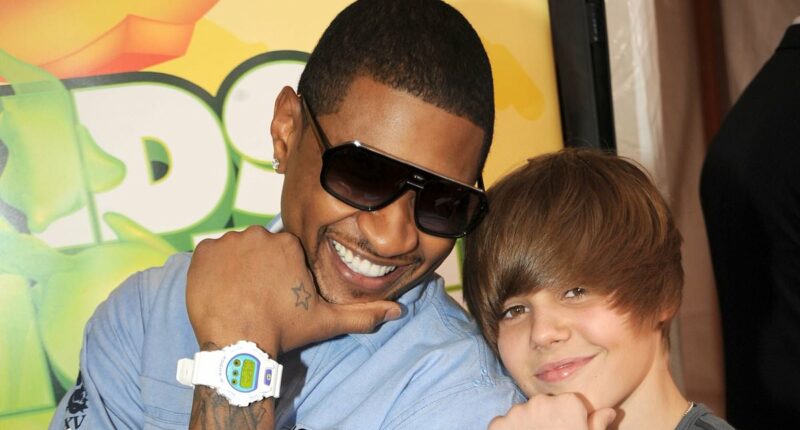 Usher hits back at claims he and Justin Bieber argued at Oscar party