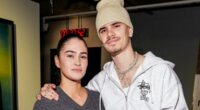 'Very awkward' moment Romeo Beckham's girlfriend and ex meet