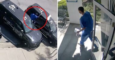 Video shows Eric Valencia get into police squad car where he was later found dead