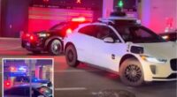 Video shows self-driving Waymo car blocking emergency vehicles during deadly Austin shooting