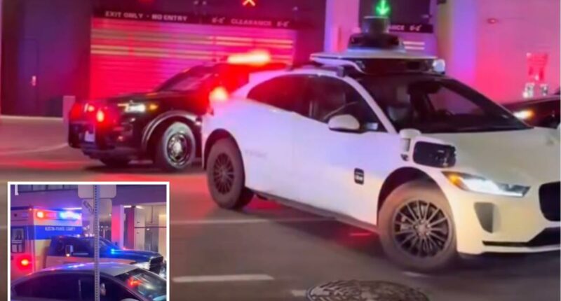 Video shows self-driving Waymo car blocking emergency vehicles during deadly Austin shooting