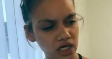 Violent past of woman found in bed with man who allegedly killed