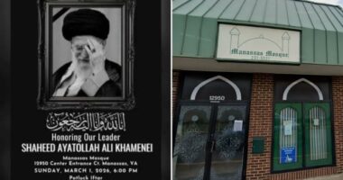 Virginia mosque pays sick tribute to 'our leader' Ayatollah Khamenei after he was killed in airstrike