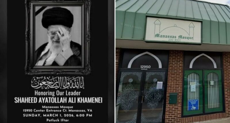 Virginia mosque pays sick tribute to 'our leader' Ayatollah Khamenei after he was killed in airstrike