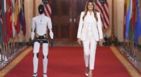 Watch Melania Trump's most shocking White House entrance yet