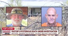 'We're dragging this out' Man accused of brutalizing beloved pastor in his home and pinning his hands to the wall is angry the state won't kill him faster