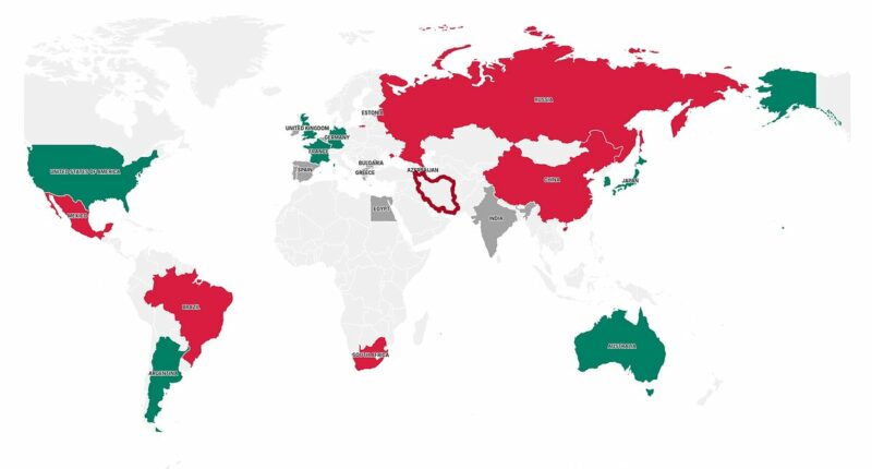 Who hates who in the world: The interactive guide to who backs Iran