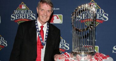 Widow of legendary Phillies baseball broadcaster sparks war with team and claims they 'betrayed' her husband