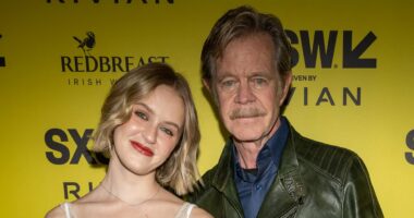 William H. Macy and daughter Sophia attend SXSW premiere of BRIAN