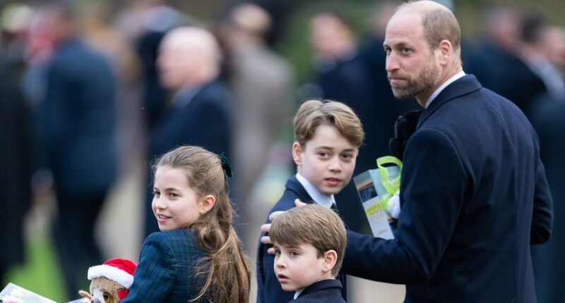 William is 'determined' that Charlotte and Louis won't feel any less 'relevant' as 'spares', royal authors Tina Brown and Robert Hardman claim