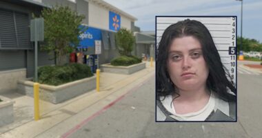 Woman attacks driver in Walmart parking lot for getting too close to her, then slipped her cuffs when cops tried to take her to jail: Police