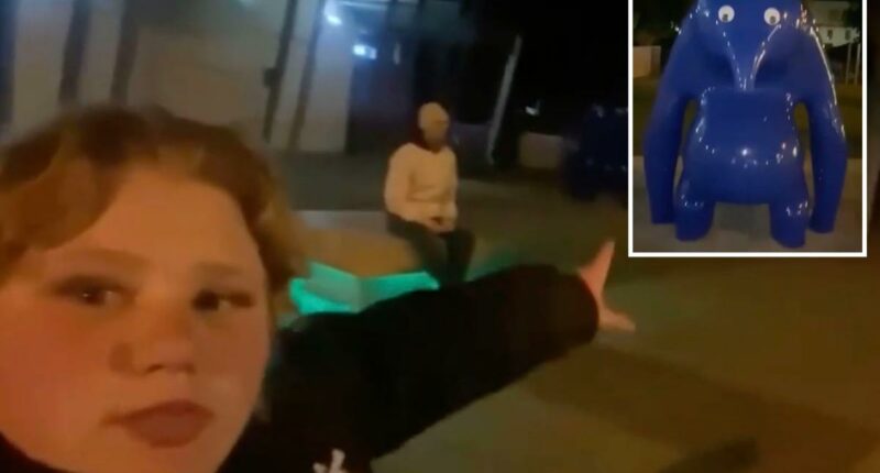 Woman who swallowed 3 liters of vodka pleads guilty to sticking googly eyes on $95K blob-like sculpture