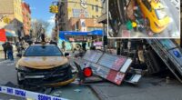 Yellow cabbie who rammed into two women on NYC sidewalk has TLC license suspended: officials