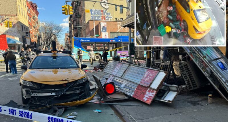 Yellow cabbie who rammed into two women on NYC sidewalk has TLC license suspended: officials