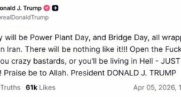 'Praise be to Allah': Trump's wild threat to unleash 'Hell' on Iran